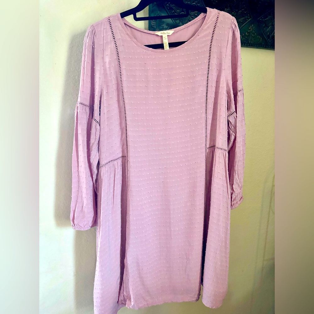 Matilda Jane midi pink dress size large